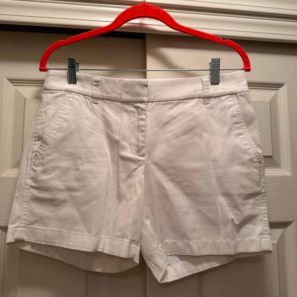 J. Crew White Women's Bermudas